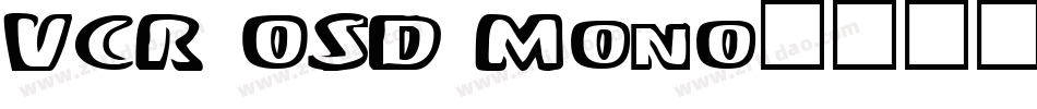 VCR OSD Mono字体转换
